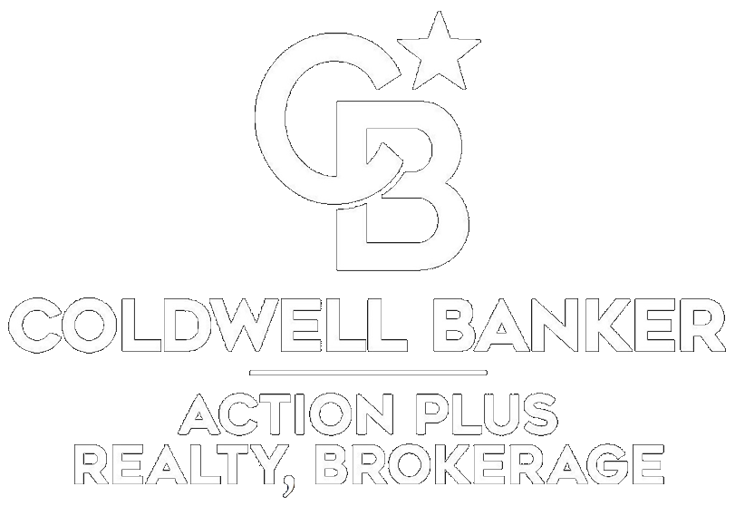 Coldwell Banker action plus realty, brokerage logo